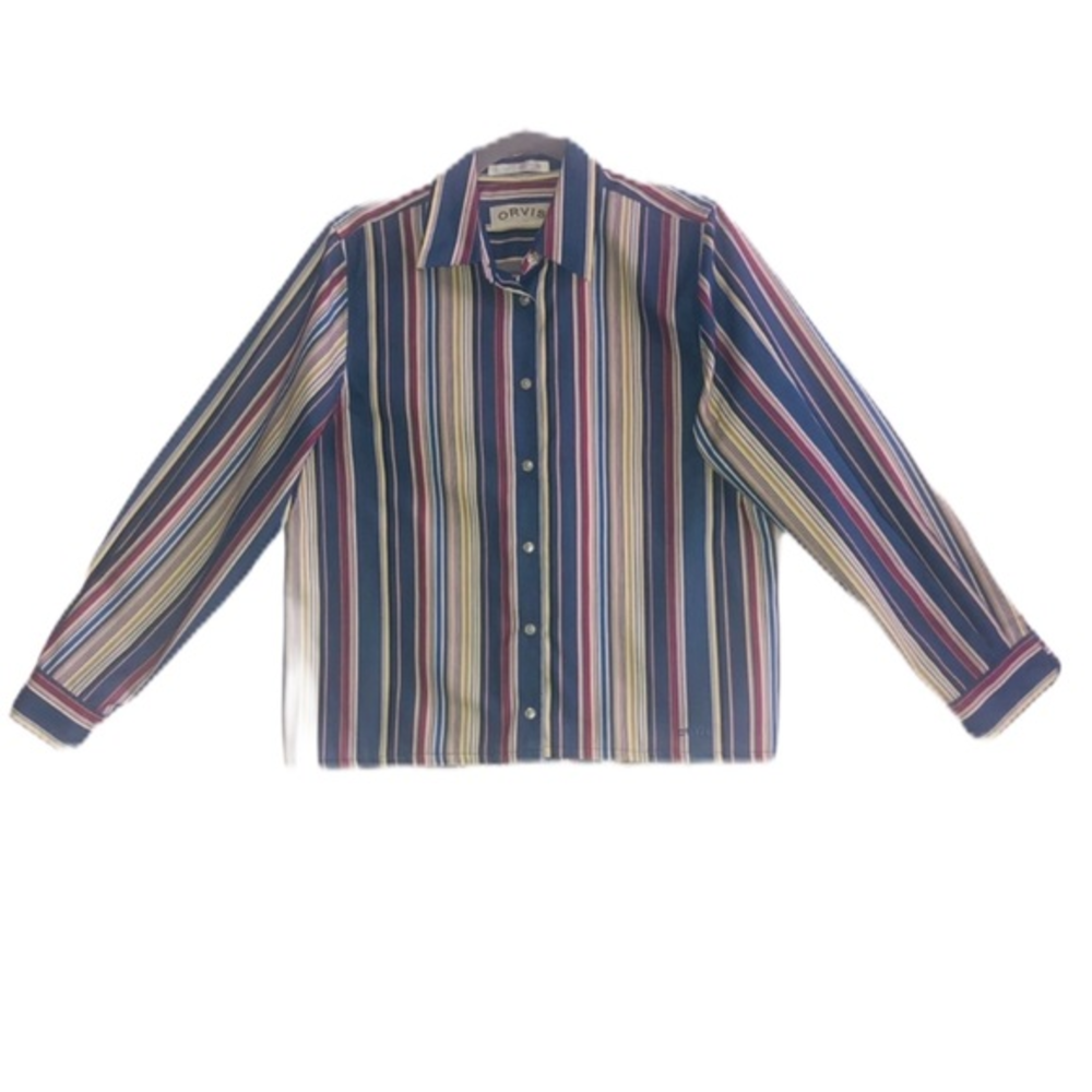 ORVIS Long Sleeve‎ Striped Button Shirt